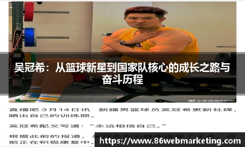 吴冠希：从篮球新星到国家队核心的成长之路与奋斗历程